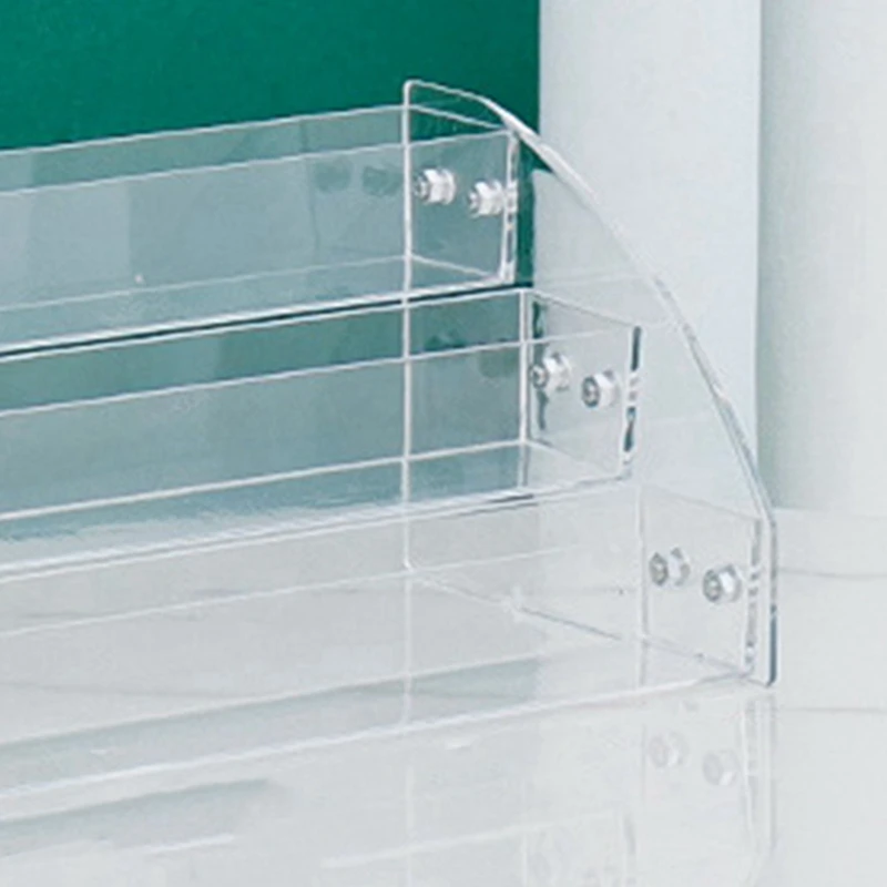 3-Tier  Display Rack For Health Center With 3.5Cm Slot For Medicine Storage