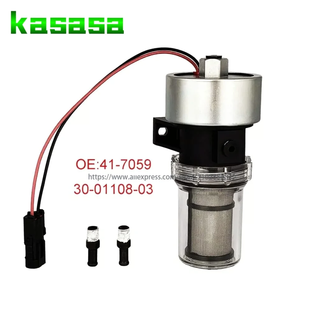 

41-7059 New 12V Diesel Fuel Pump For Thermo King 30-01108-01 30-01108-10 30-01108-11 30-01108-12 30-01080-02