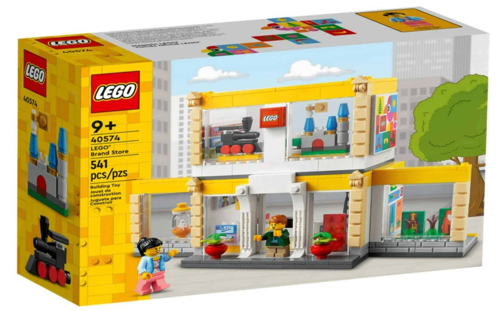 LEGO LEGO Brand Store with This Colorful Play-and-display Model Building Set 40574 for Children Birthday Christmas Gift 541Pcs