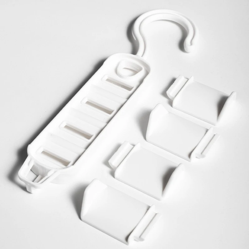 Creative Home Storage Rack Wardrobe Non Perforated Hanger Plastic Hook Wardrobe Row Hook Layered Storage Hook