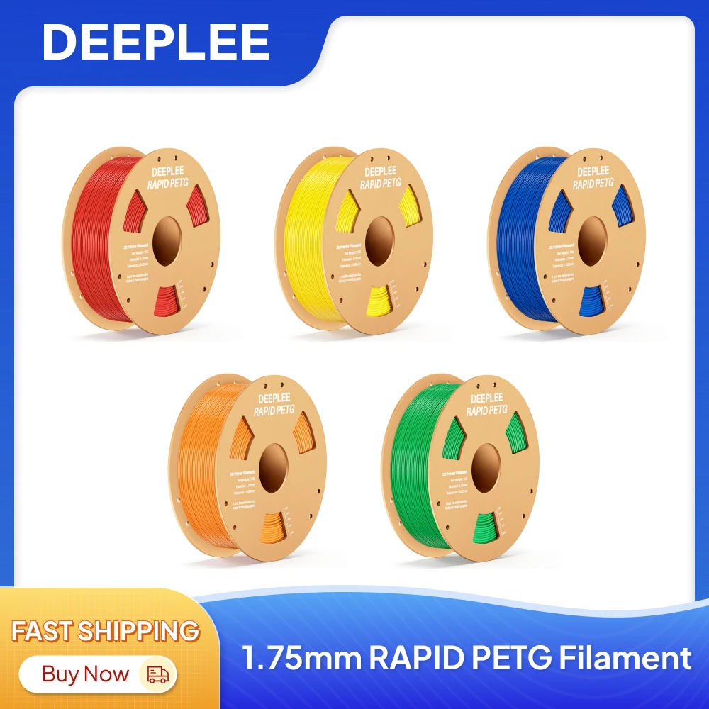 Image of DEEPLEE 2KG RAPID PETG Filament 1,75mm für Neptune 4 Plus/Max High Flow, Stoßfestes 3D-Druck PETG Filament
