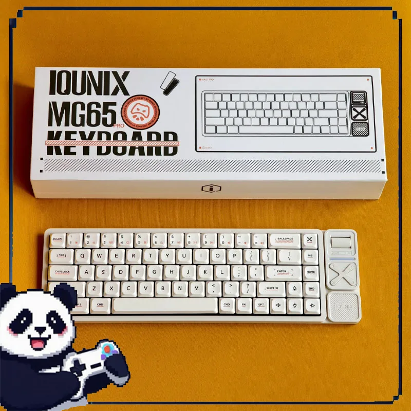 

IQUNIX MG65 65PRO Mechanical Keyboard Low profile Aluminum RGB Wireless Bluetooth Office PC Laptop Accessories Gaming Keyboard