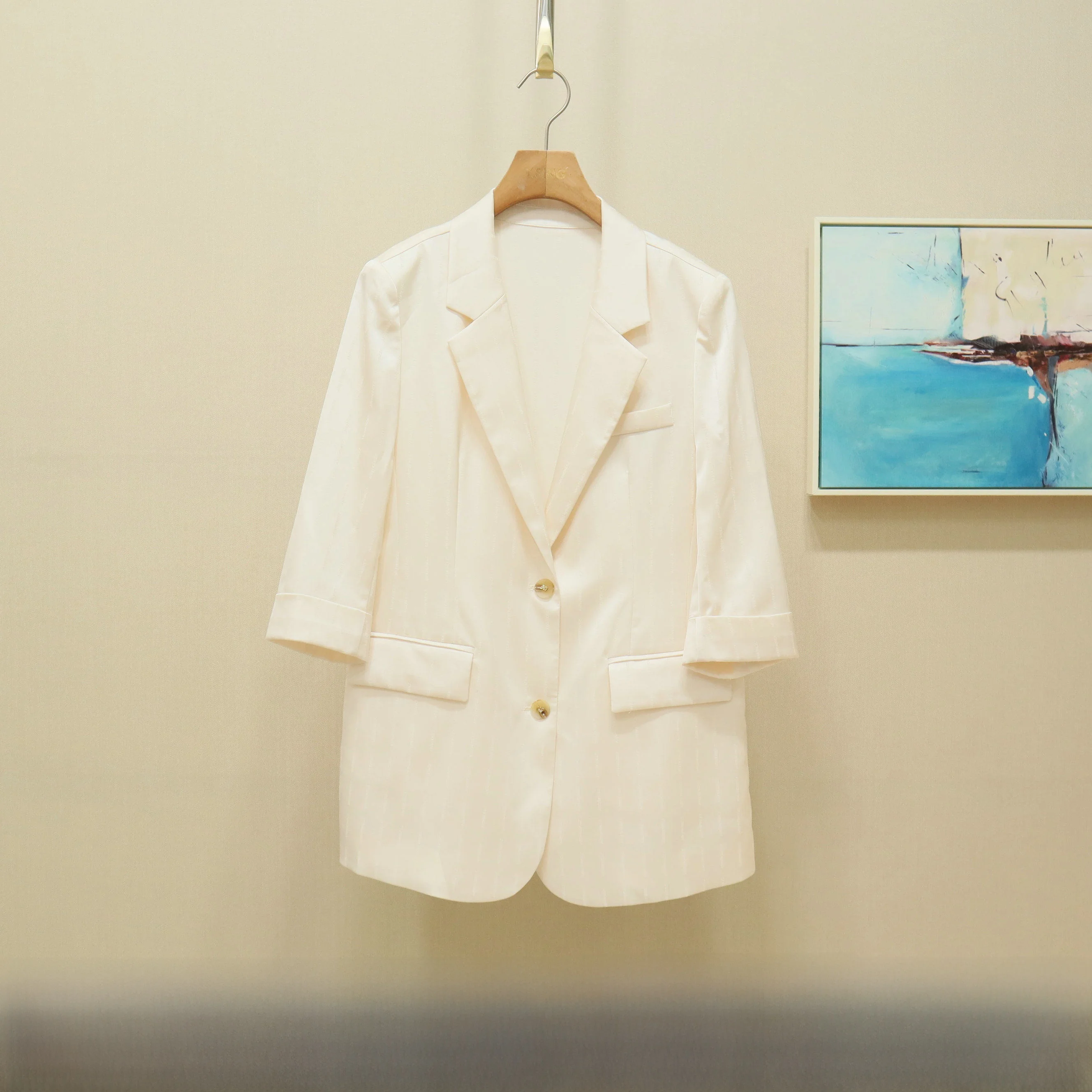 

Elegant Summer New Women's Suit Jacket 2025YSING Fragrant Shadow in Style Casual Chic Thin Material Seven Sleeve Length