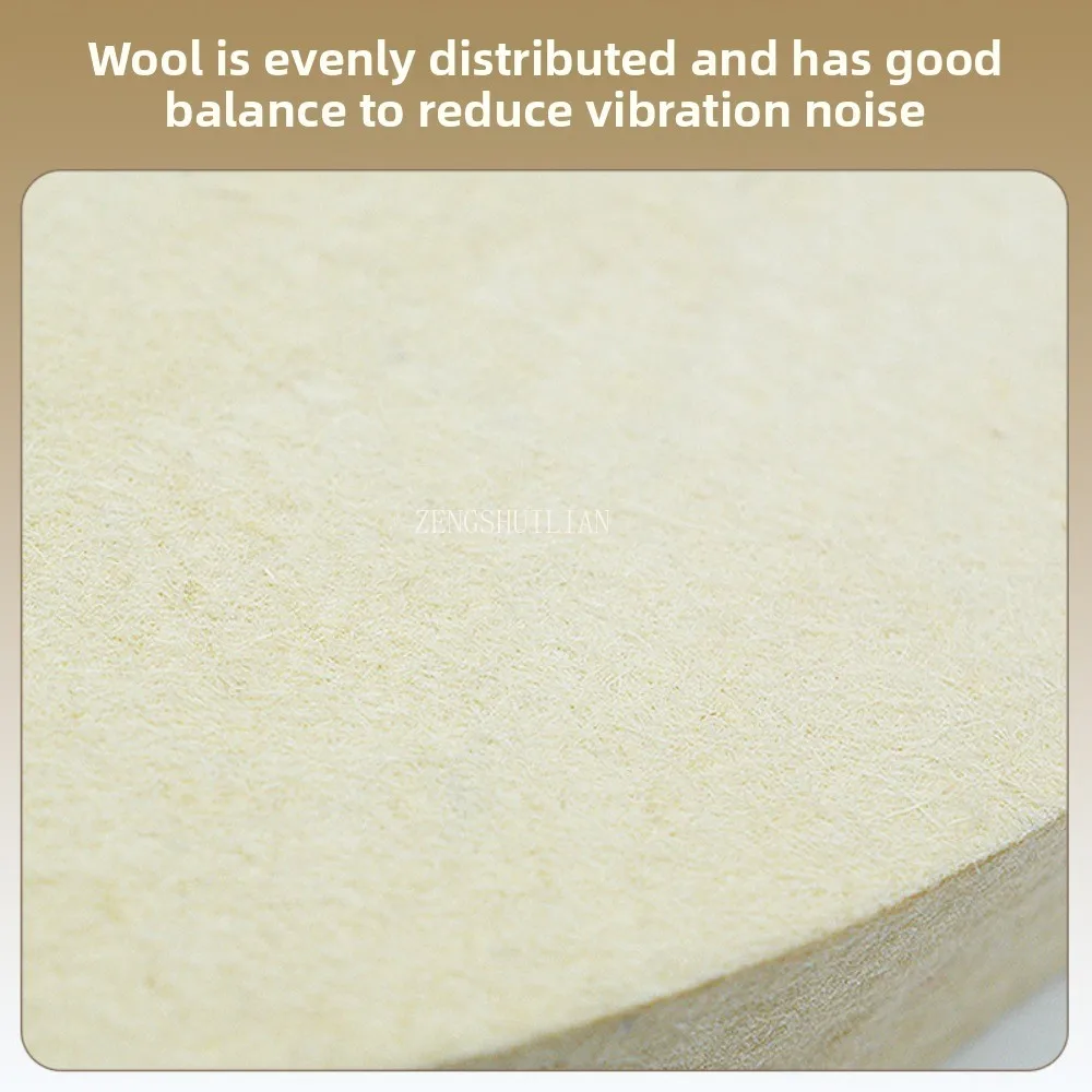 1PCS:Jade Stainless Steel Stone Glass Polishing Disc for Flat Wool Mirror Polishing Wheel