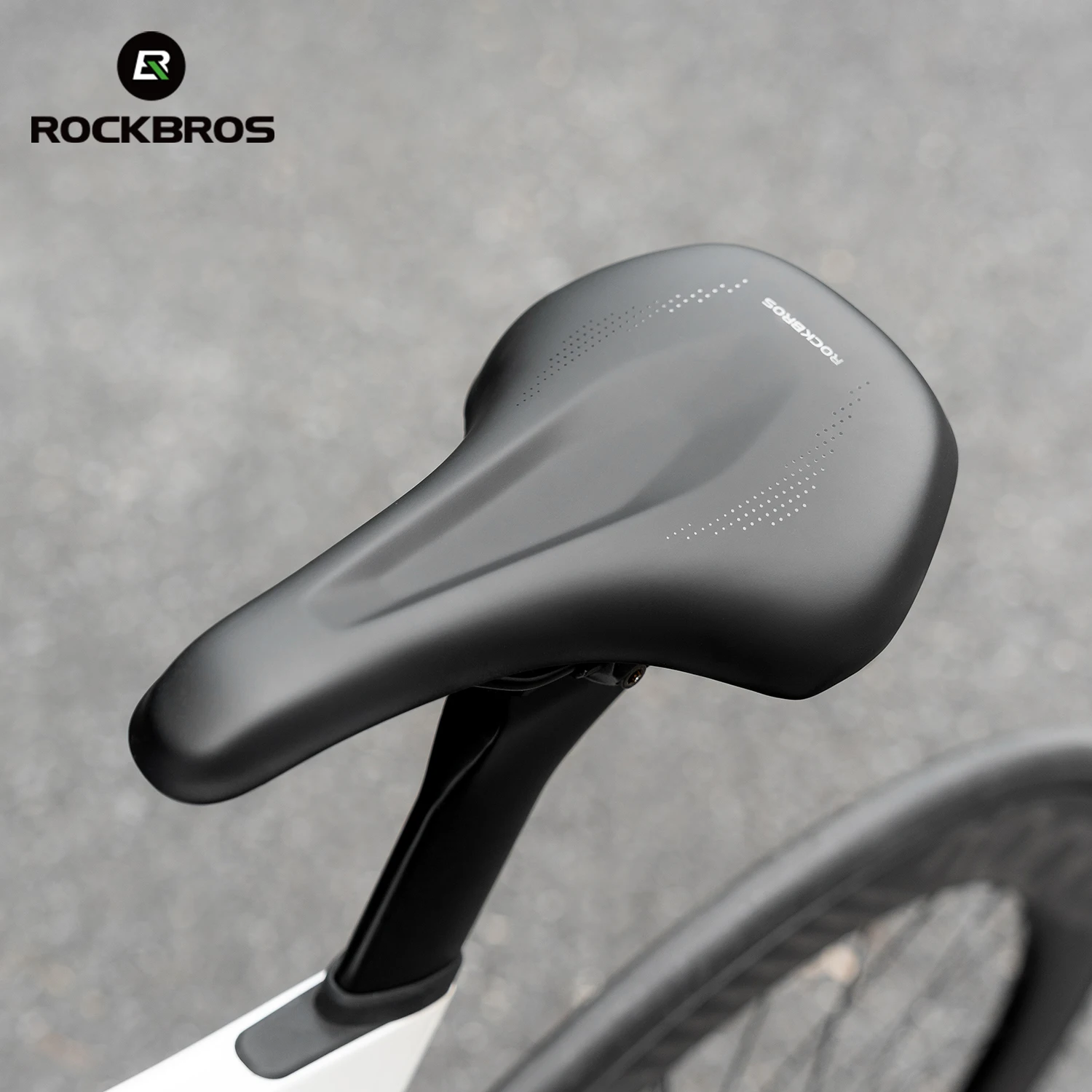 

ROCKBROS велосипедное седло высокопрочное седло с бантом водонепроницаемая мягкая губчатая подушка из ПВХ MTB гравийный велосипед аксессуары для шоссейного велосипеда