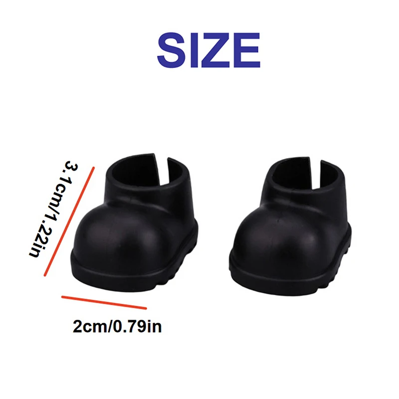 15/17Cm Pop Schoenen Plastic Mini Schoenen Voor Poppen Mini Vinger Schoenen Kleding Accessoire Voor 6.9 Inch poppenhuis Speelgoed Willekeurige