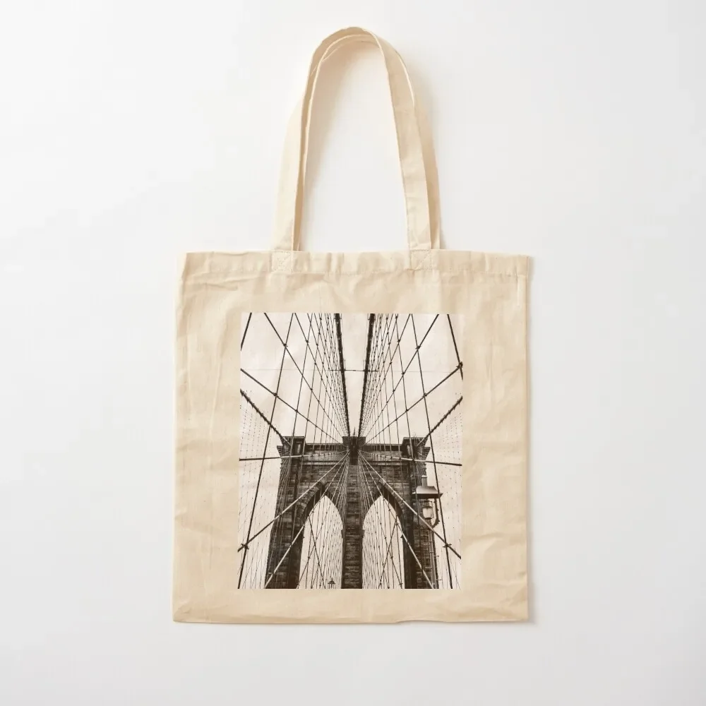 

Brooklyn Bridge Web Tote Bag custom fabric bag Cloth bag tote bags aesthetic