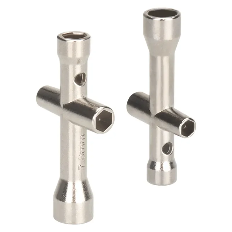 4-in-1 3D-Drucker Düsenwerkzeug M2 M2.5 M3 M4 Schraubenmutter Sechskant-Kreuzschlüssel für E3D V5 V6 Bambu X1 P1 A1 Düsen Mini-Schraubenschlüssel – Detail 4