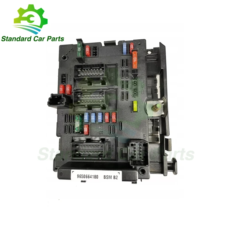 

BSM B2 9650664180 Fuse Box Assembly For Peugeot 307 406 807 206 Citroen C3 C5 C8 Xsara 1999-2012 9657608880