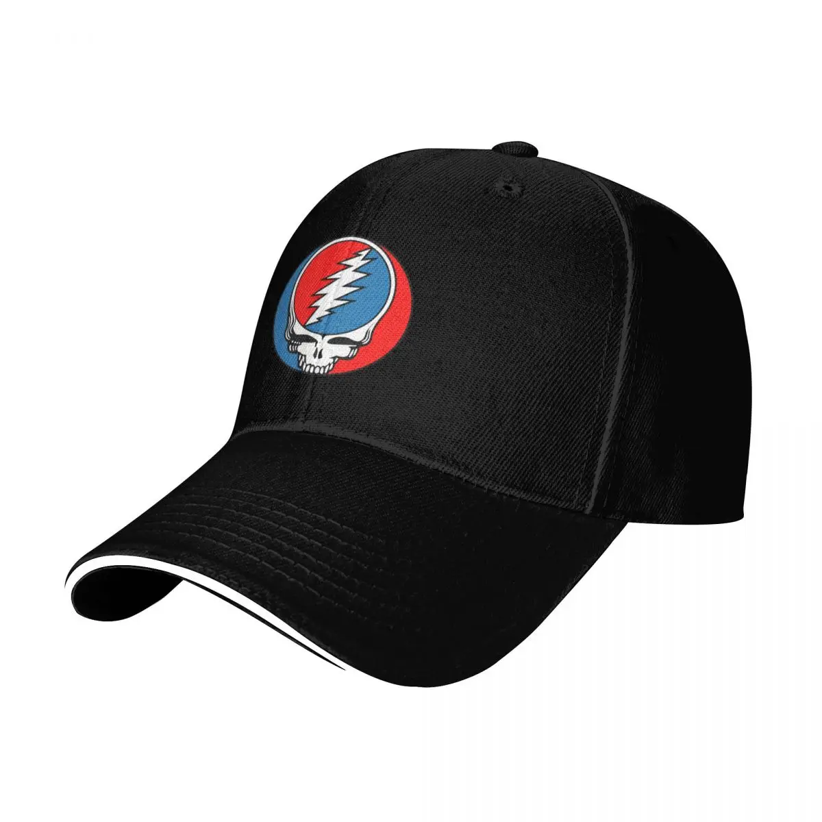 Touch of Grey 67>>Grateful Baseball Cap Strapback Dad Hat Six Panel Structured Crown Sun Protection UPF 50+