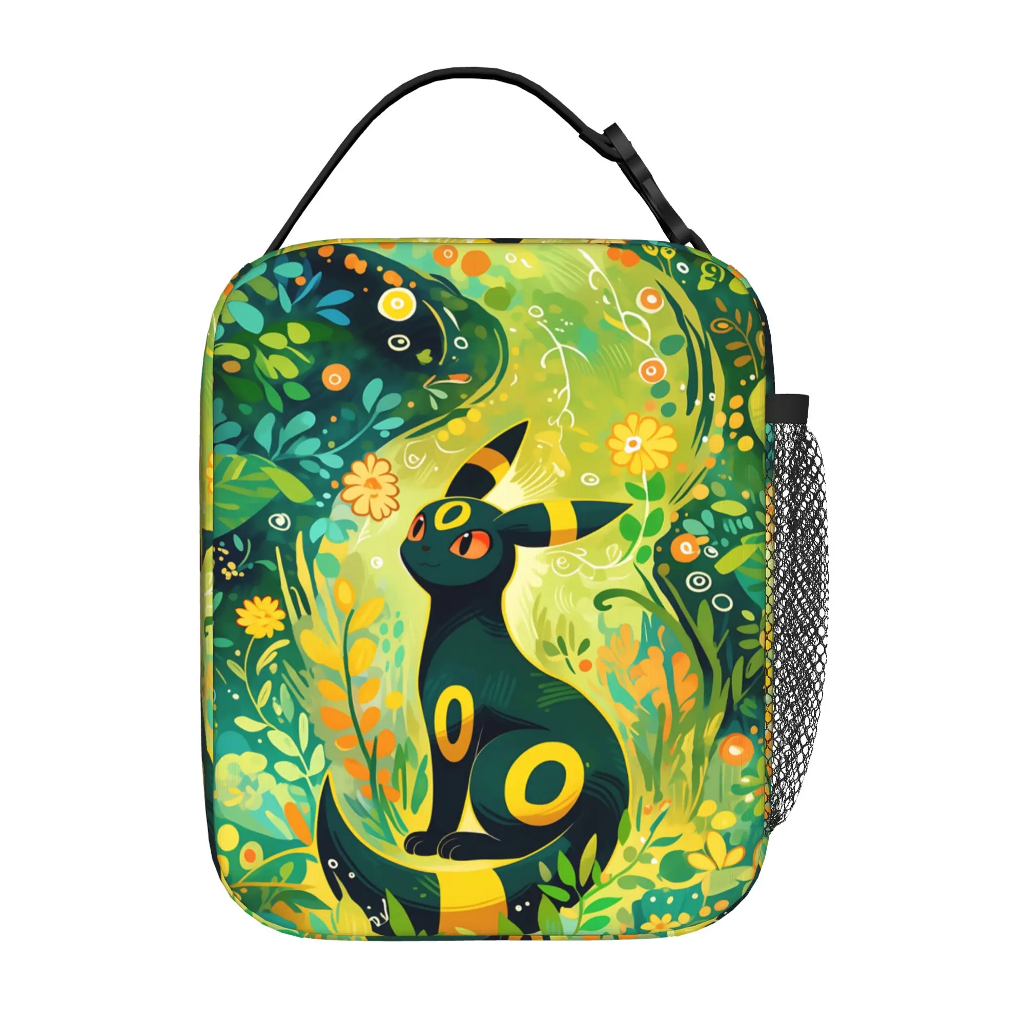 Pokemon Insulated Lunch Bag Meal Pack Rice Bag Eevee Eeveelution bolsa Student Bento Lunch Handbag Insulation