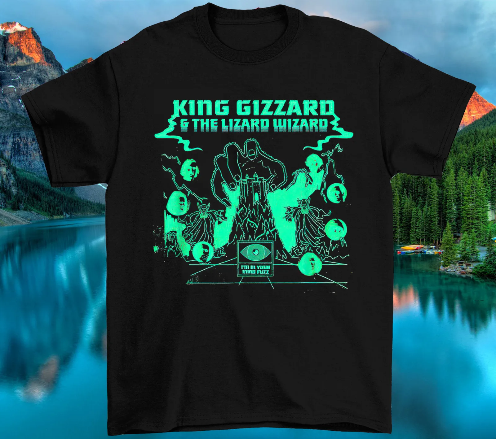 Camiseta de King Gizzard y The Lizard Wizard, banda de Rock, talla S-4XL, NL1453