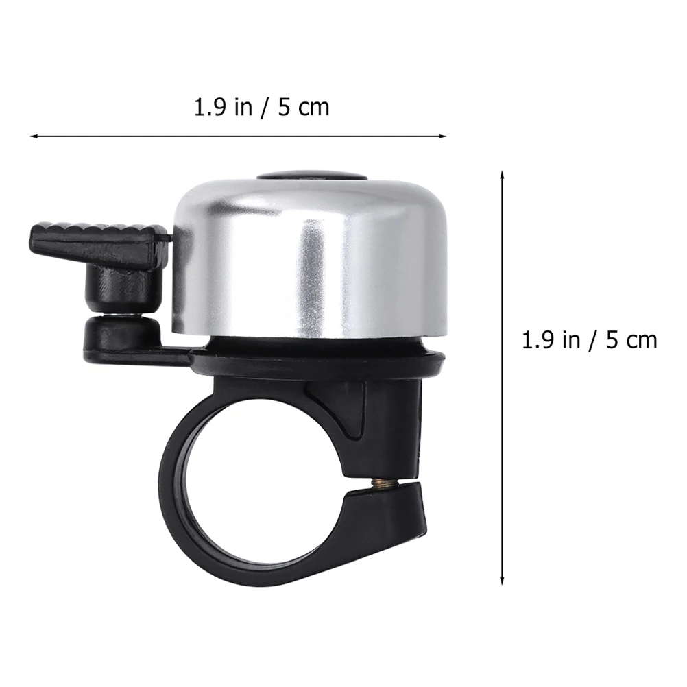 

10 pcs Bicycle Bell Bike Accessories Aluminum Alloy Loud Thumb Press Rotating Bell For Mountain Road Folding Bikes Anti-Rust