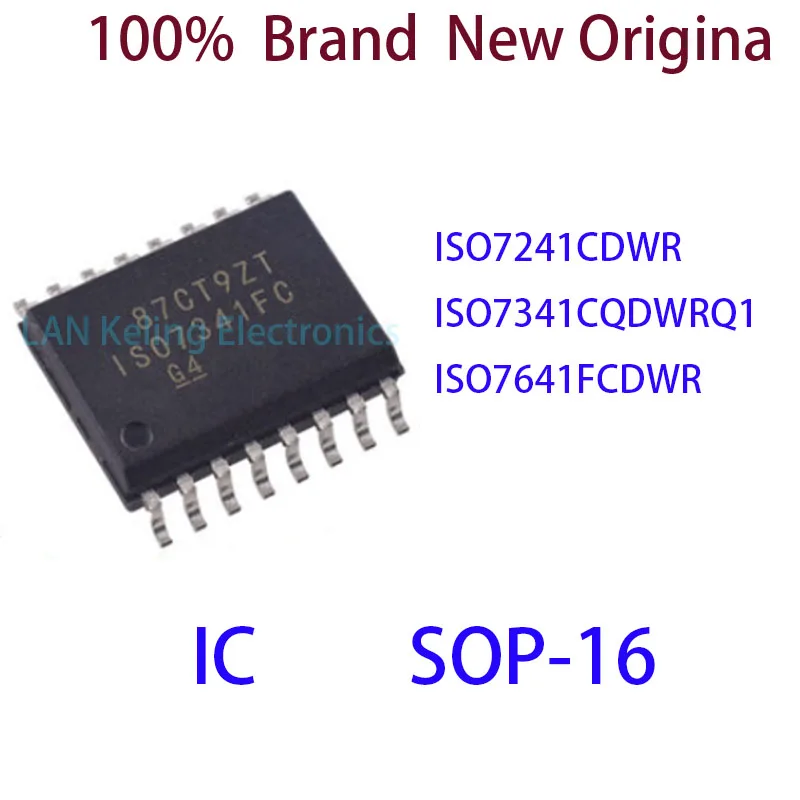 ISO7241CDWR ISO7341CQDWRQ1 ISO7641FCDWR 100%  Brand  New Original IC SOP-8