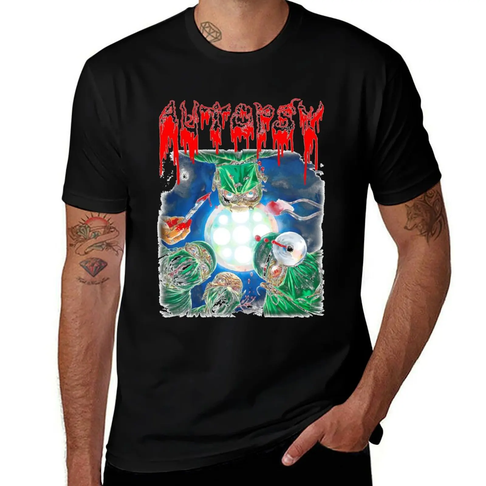 Severed Survival by Autopsy - Classic Old School Death Metal T-Shirt Basic Breathable Solid Color T-Shirt