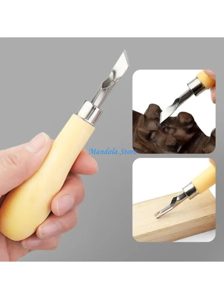 

U2JC 1 Set Lino Cutting Tool with Interchangeable Head for Printmaking Engraving