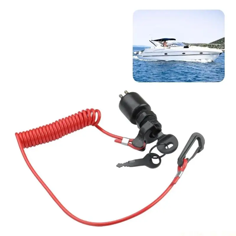 

J0MA High Quality Boat Engine Ignitions Switches With Lanyard 175974 5005801 For OMC Evinrude 40-200HP Motors