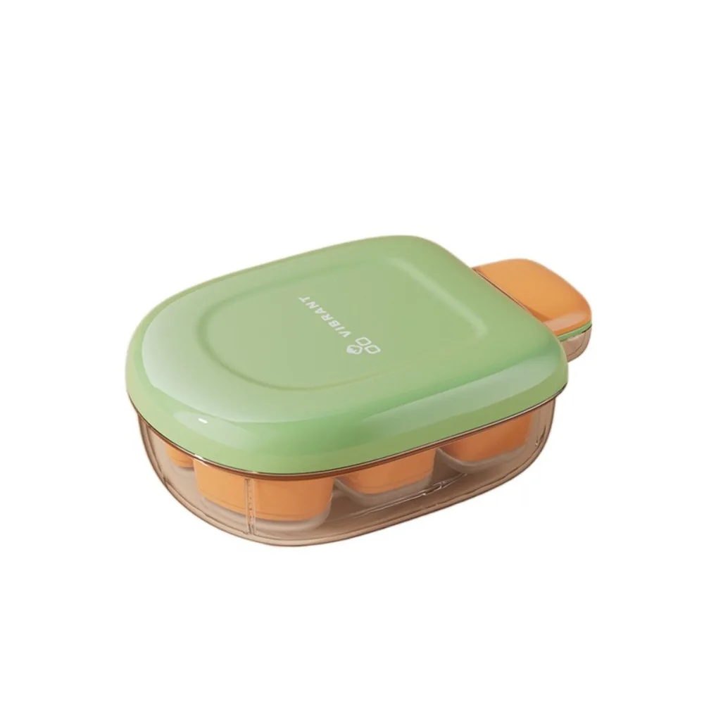 

2pcs Easy Clean Cute Ice Cube Mold Press Type Food Grade Ice Grid Tray Creative Ice Storage Tray Bar