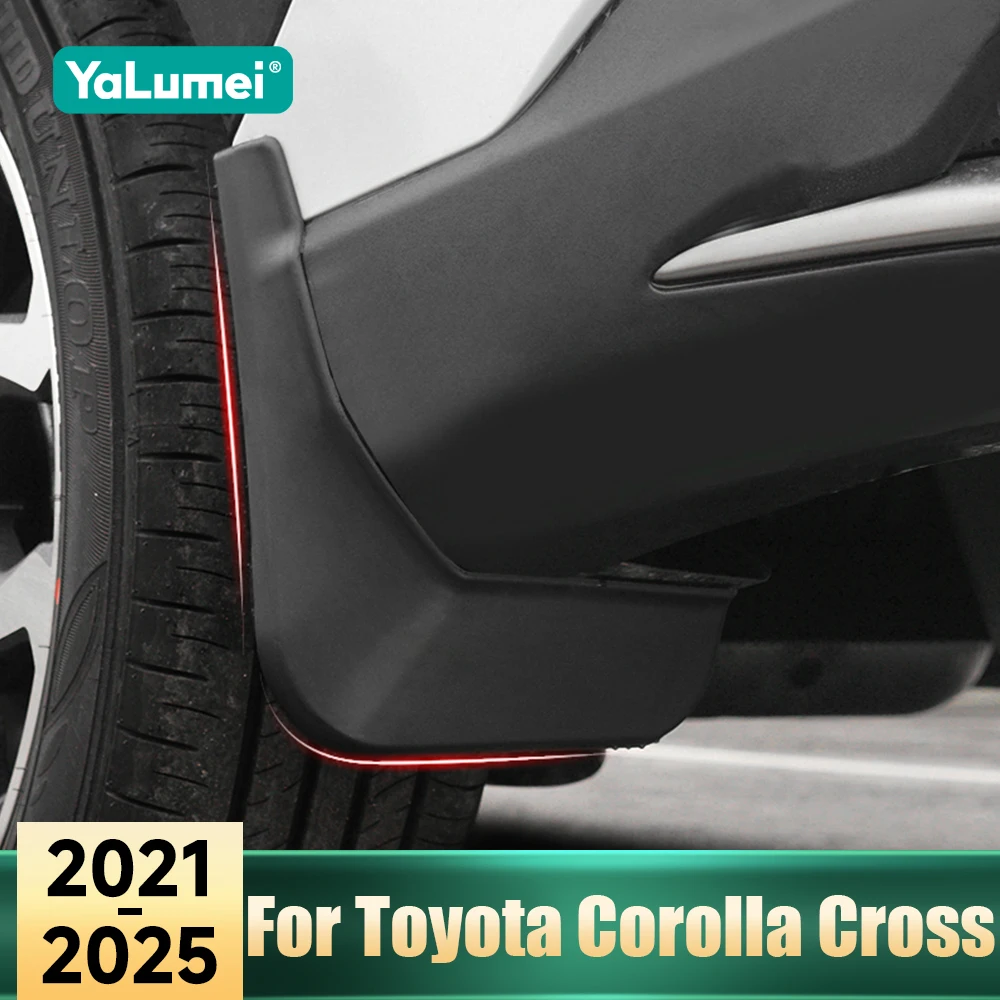 4-teiliger Kotflügel-Satz Spritzschutz Schmutzfänger für Toyota Corolla Cross XG10 Hybrid 2021 2022 2023 2024 2025