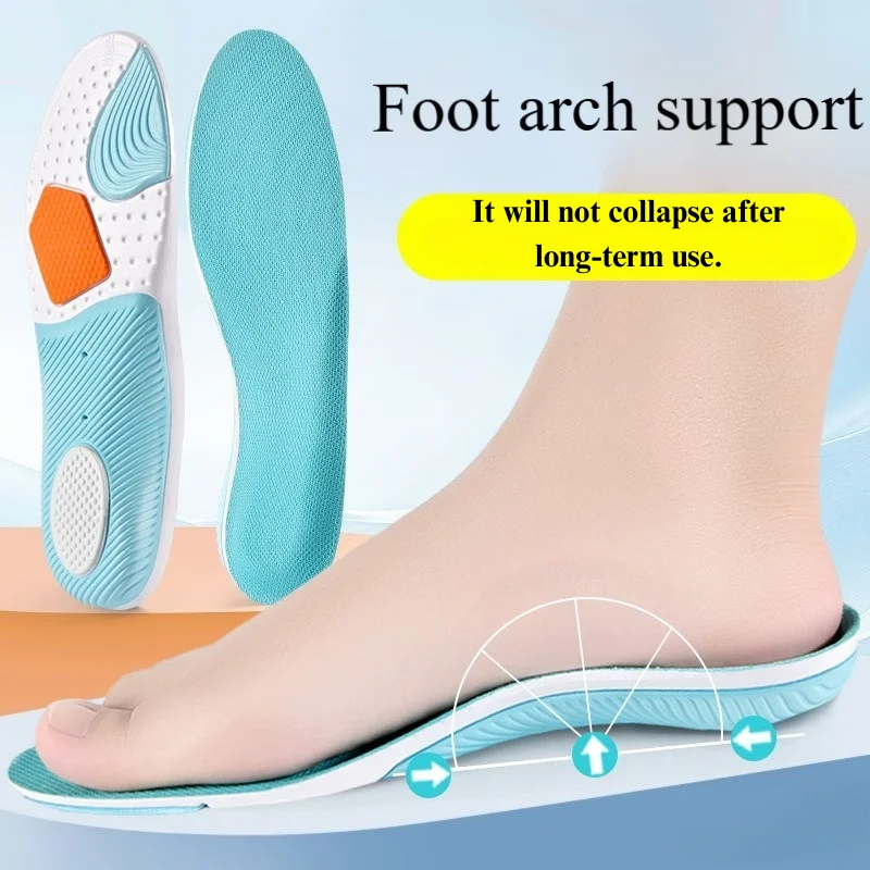 

Стельки из ЭВА с поддержкой свода стопы, амортизирующими вставками, дышащие, впитывающие пот, для мужчин и женщин