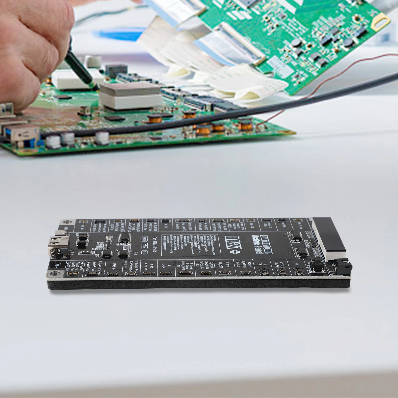 

Автоматизированный тестер батареи BA27 Инструмент для тестирования оборудования для тестирования батареи 14 78 155 мм 4,2 В Стабильный выход Конструкция из АБС-пластика