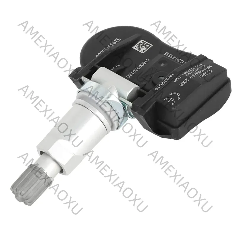 4Pcs Car TIRE PRESSURE SENSOR 433MHz TIRE SENSOR 52933-1J000 529331J000 TPMS KIA FOR 2009 2010 2011 2012 KIA SORENTO II (XM) AME