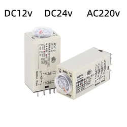 Power on Delay Time Relay H3Y-4  H3Y-2 Small 14-pin 8-pin  DC12v DC24v 220v Timer Switch  HY2NJ MY4NJ Relay Module