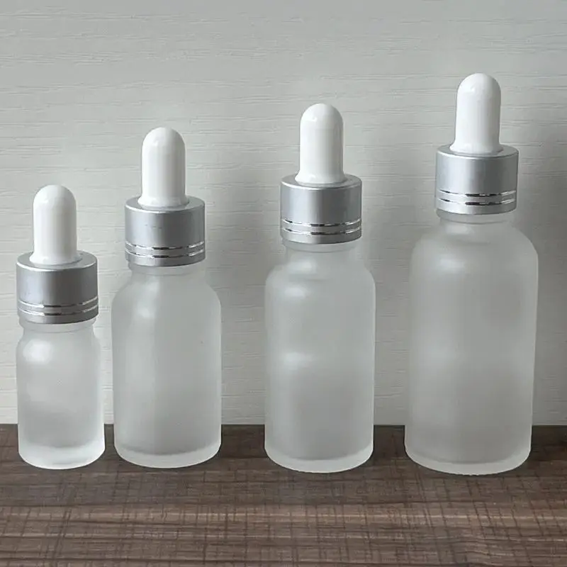 

10ml15ml20ml30ml50ml100mlFrost glass dropper bottle for E Liquid Dropper Vials With Pipette For Cosmetic Perfume Essential Oil