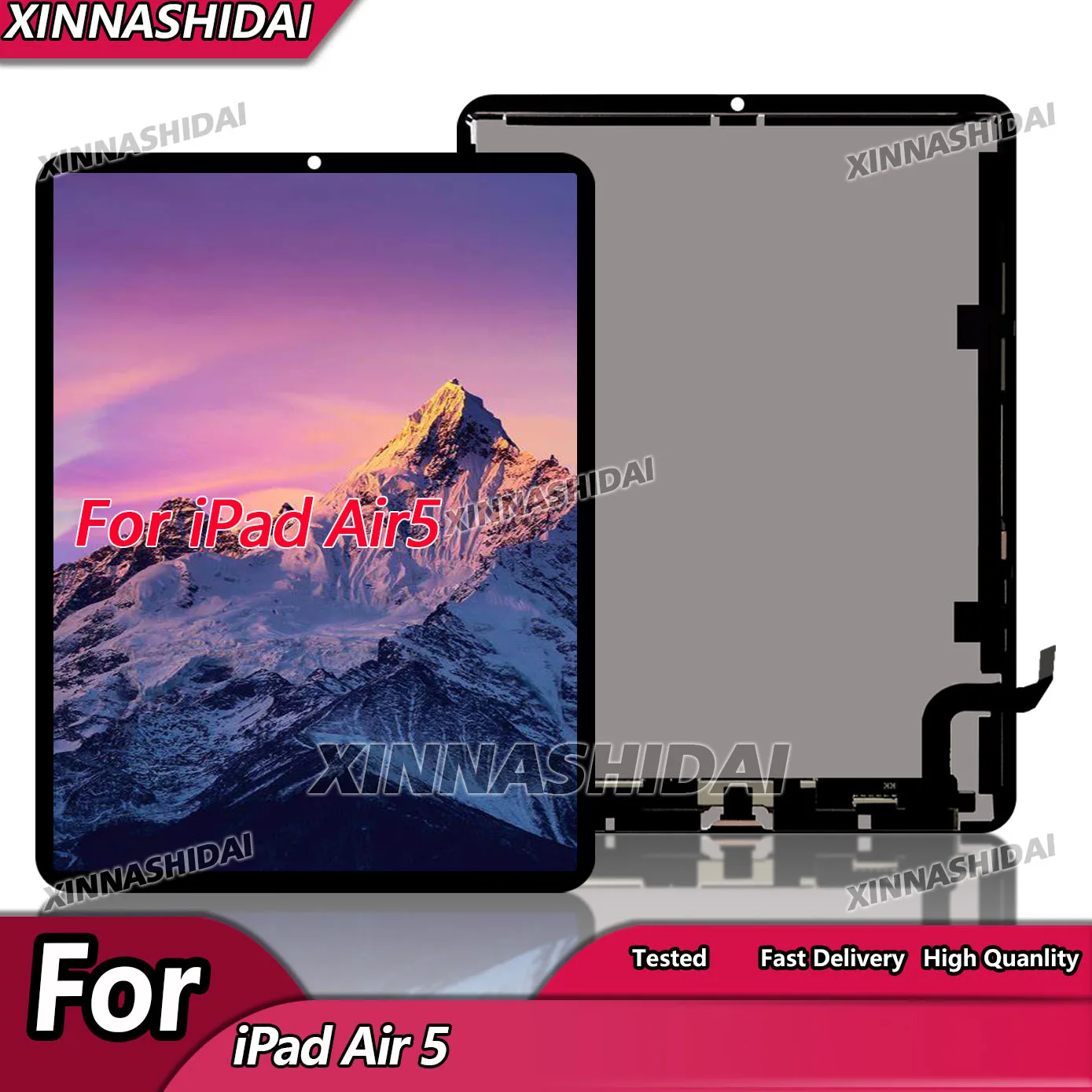 AAA+ Quality Screen For iPad Air 5 LCD Display Repair Parts For A1474 A1475 A1476 Free Shipping Replacement Digitizer Assembly