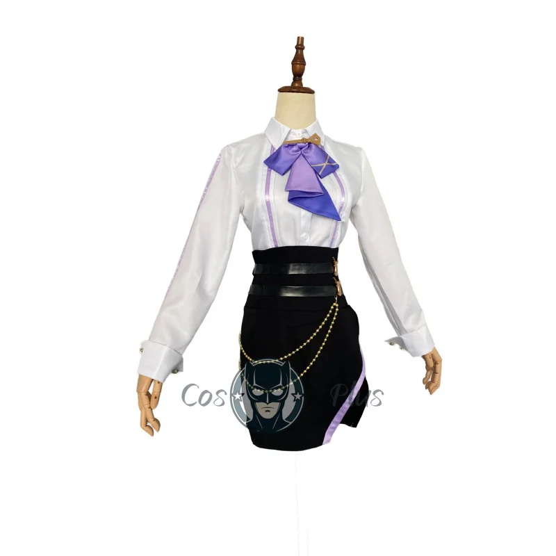 أزياء Clorinde التأثيرية Co-luckin Coffee Outfit Genshin Impact Roleplay Halloween Christmas Carnival Comic Con Party