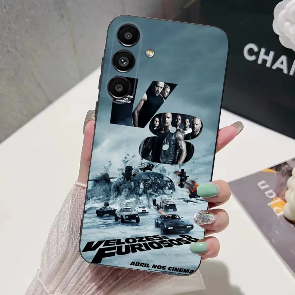 جراب هاتف فريد من نوعه سريع وf-Furious ، غطاء أسود ناعم لهاتف S24 ، S21 ، S22 ، S23 ، S30 ، Ultra ، S20 ، Plus ، Fe ، Lite ، Note ، 10000 ، 5G