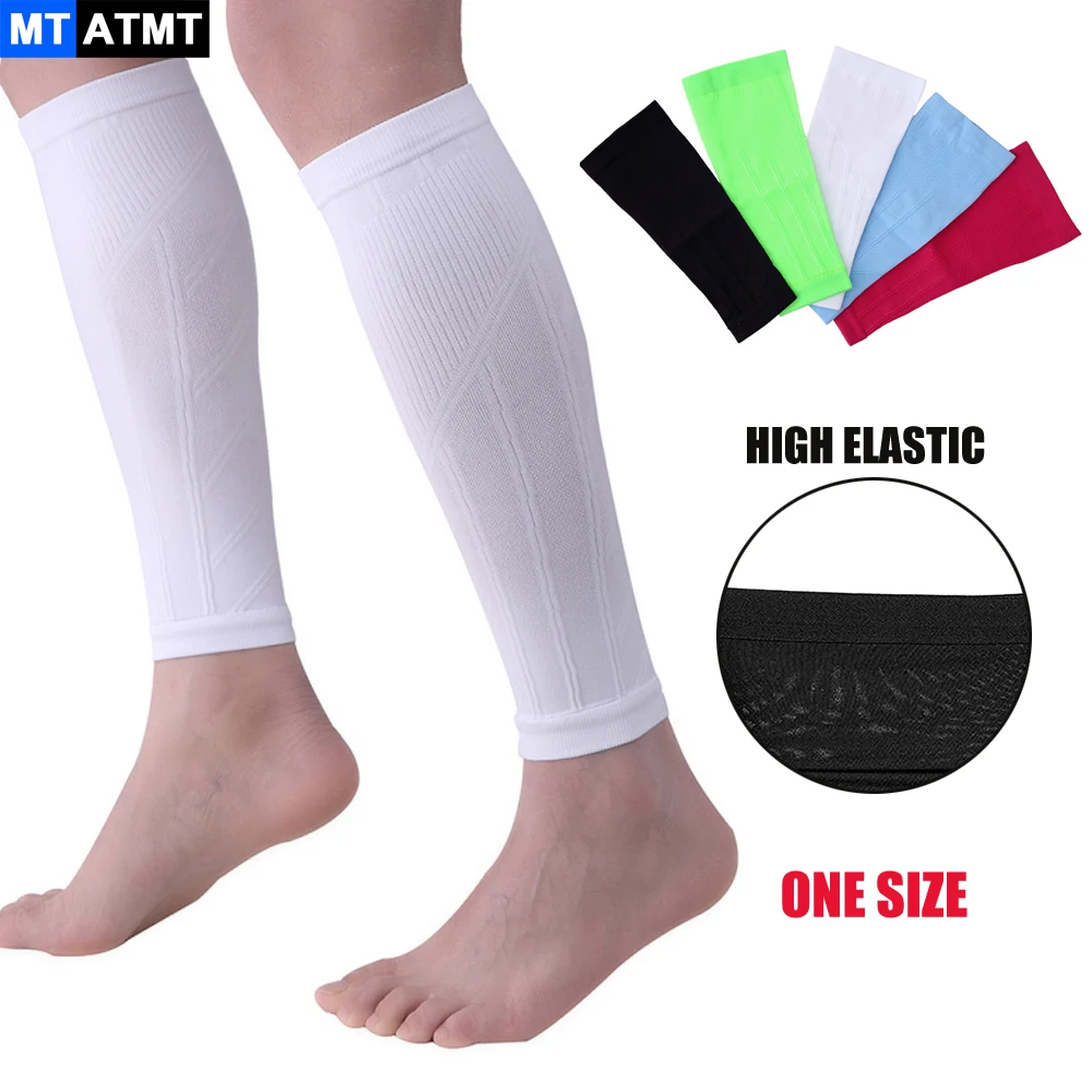 

MTATMT 2Pcs/4Pcs Sports Calf Support Sleeves Running Cycling Leg Footless Compression Socks for Varicose Veins Pain Relief