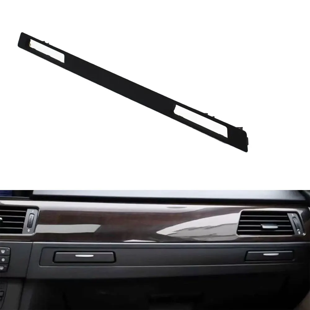 Getränkehalter-Verkleidung Armaturenbrett-Dekorationsabdeckung 51457138797 Kompatibel mit BMW 3er Serie E90 E91 E92 E93 2004-2012 Links