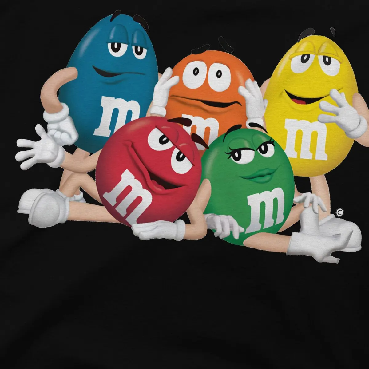 خمر الجدة تي شيرت الرجال الجولة الرقبة القطن تي شيرت م الشوكولاته الحلوى الكرتون الملونة قصيرة الأكمام تيز 4XL 5XL 6XL بلايز