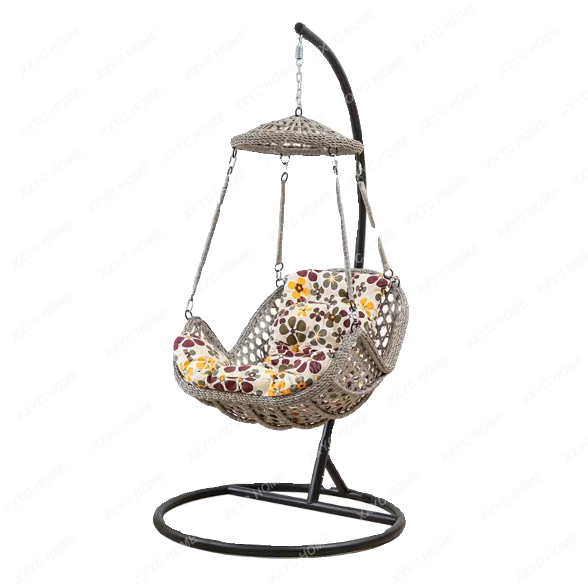 Home Glider Swing Hanging Basket Rattan Chair Leisure Lazy Indoor Balcony