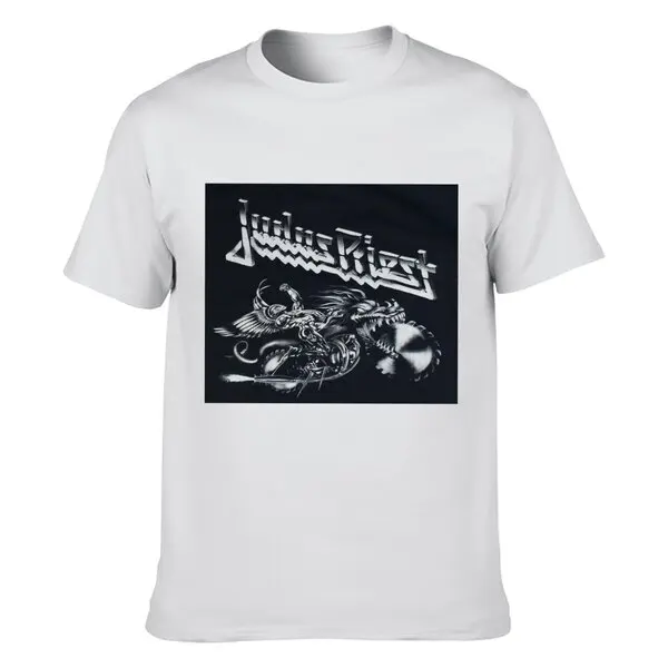 Judas Priest Painkiller V3 1990 Album Cover T Shirt Black Sizes S-5Xl 2024 High quality Brand T shirt Casual Printed 100% Cotton