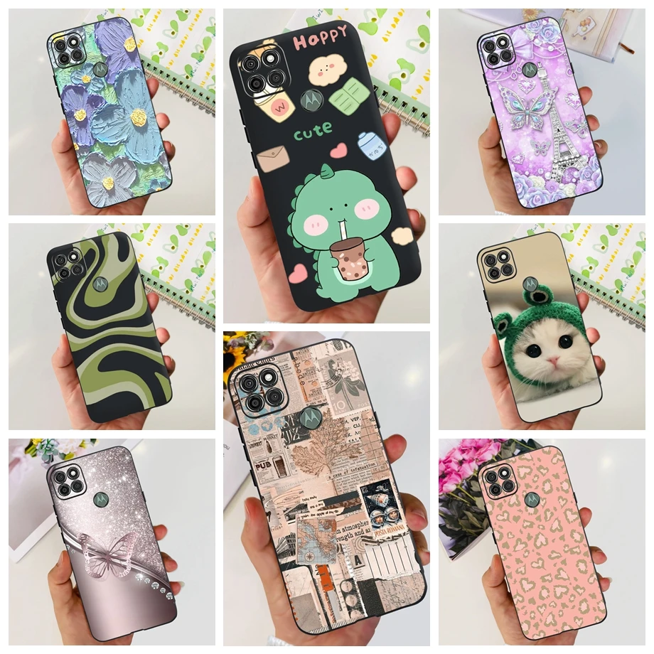 Para Motorola Moto G9 Power Case G9 Plus funda de teléfono fundas blandas de silicona para Moto G9 Plus G9Power TPU parachoques Moto G9 Play Capas