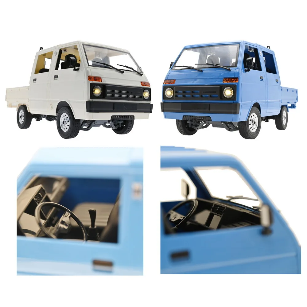 1/10 Wpl D22 D32 Rc Car 2.4g 2wd Simulation Drift Truck Van Climbing Led Light Remote Control Off-road Toys For Boys Gift 