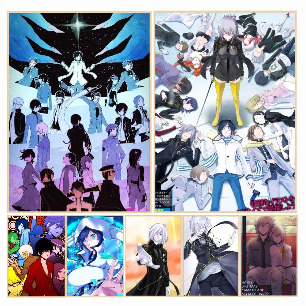 anime D-Devil Survivor 2 The Animation-N Painting Calligraphy Boho Botanical Decor for Living Room Elegant Home Style