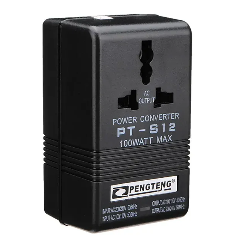 100W 110V/120V to 220V/240V StepUp&amp Down Voltage Converter Transformer (CN Standard Plug) Power Converter Voltage Converter