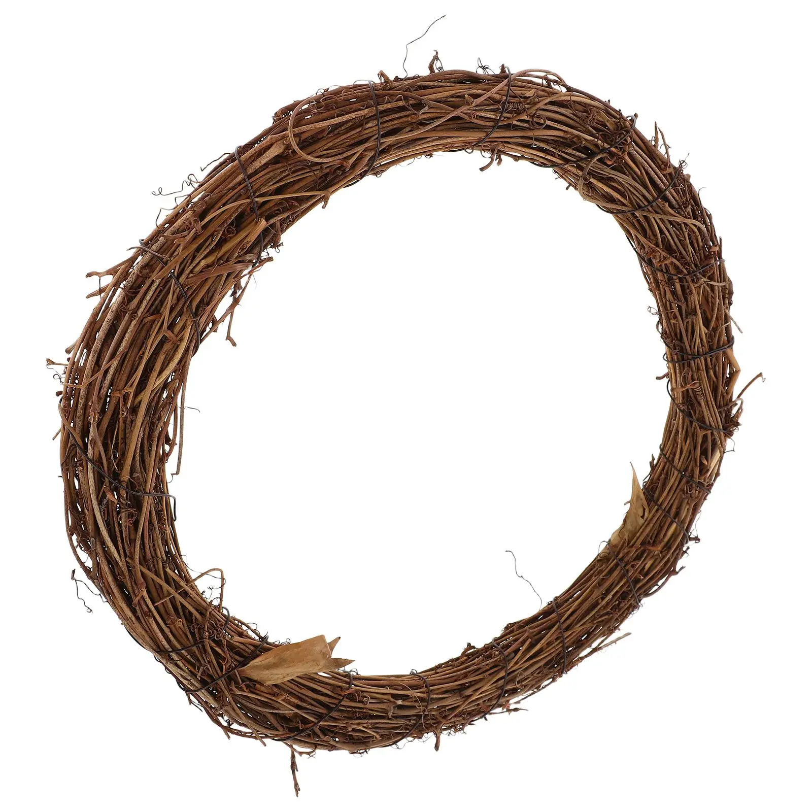 S หวายวงกลมตกแต่งขนาดเล็กพวงหรีดสําหรับงานฝีมือคริสต์มาส Garland MINI แหวน DIY Grapevine อุปกรณ์เสริมรอบตกแต่งบ้าน