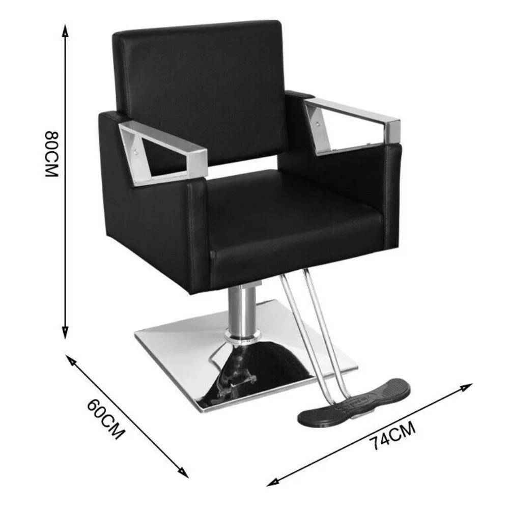 

Premium Barber chair, British e-commerce women's hair chair, stainless steel armrest