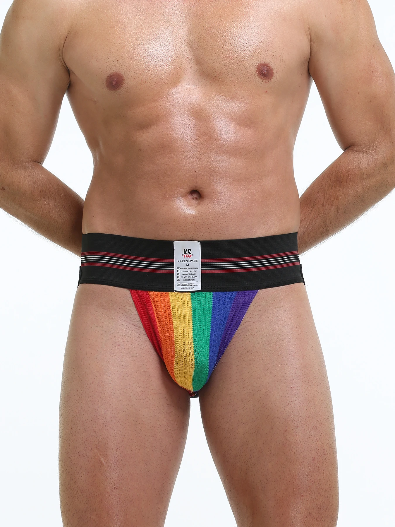 

Sexy Men's Underwear Briefs Athletic Jock Strap Supporter Men Jockstrap Wide Waistband Backless Thongs