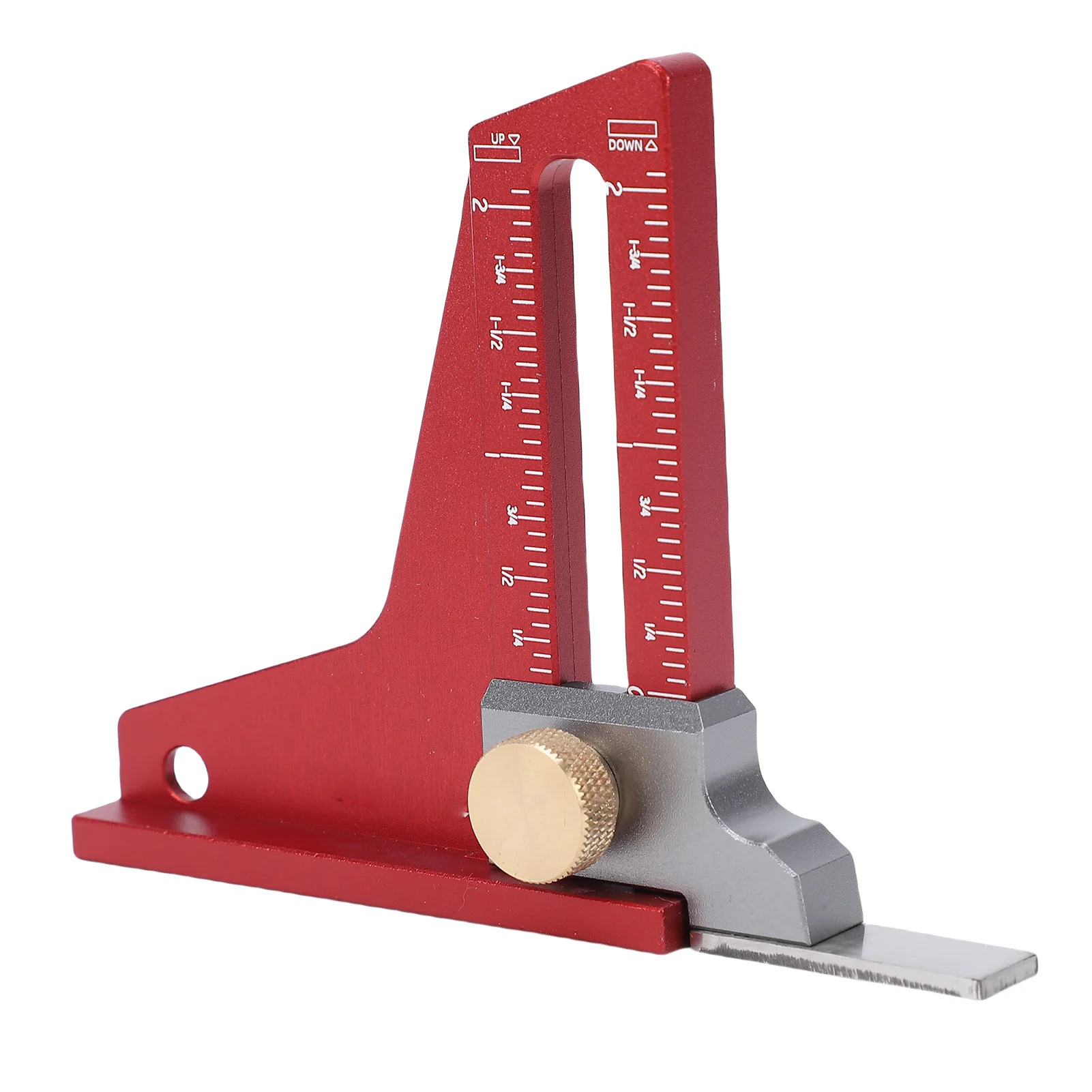 Table Saw Height Measuring Ruler Table Saw Height Gage Inch Measuring Ruler Home Woodworking Height Measurement Tool with Magnet