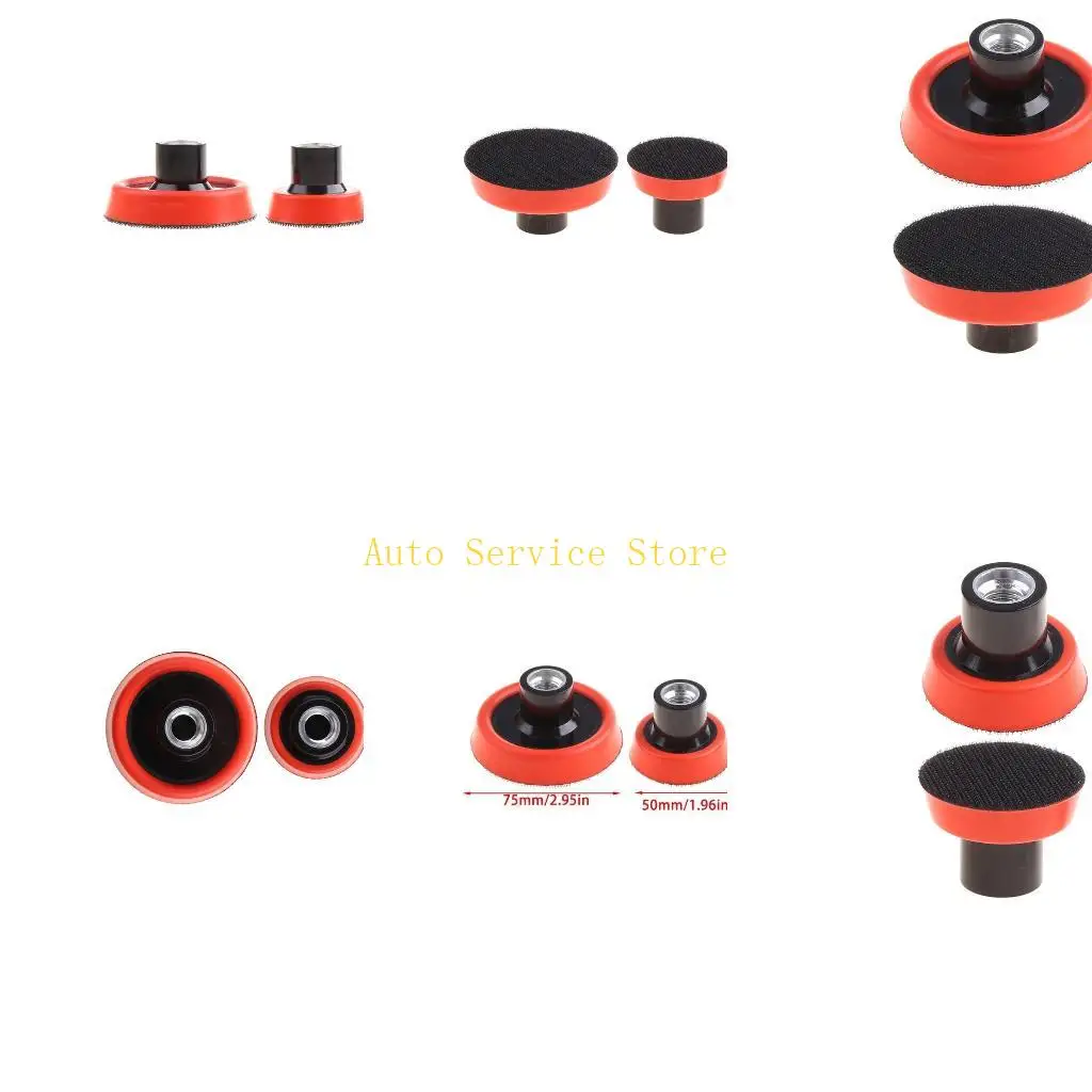 

462A, 3 шт., чистящая губка, полировальная подушечка, набор полировальных пластин для ухода за автомобилем M14 1,2 дюйма, 2 3