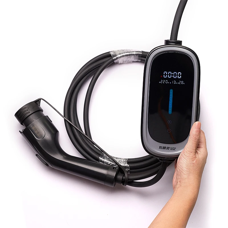 

Fast Charging 16A Portable EV Charger with Protection Box New Condition Electric Vehicle Car Accessories