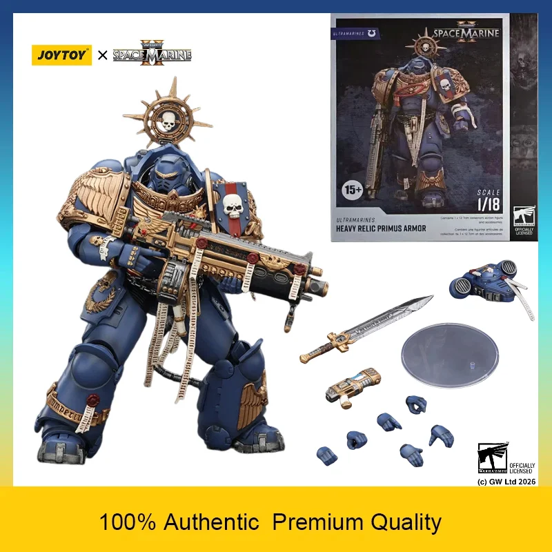 

JOYTOY Warhammer 40K Ultramarines Primaris Heavy Relic Armor Collectors Edition Fully Articulated Action Figure 1/18 In Stock