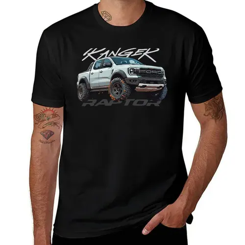 Imagen 1 del producto 2025 nuevo modelo Ranger Raptor camiseta blanca todoterreno en blanco cosas de San Valentín ropa de boutique camisetas gráficas camisetas para hombres