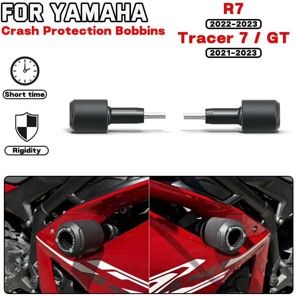 

For YAMAHA R7 Tracer 7 GT 2021 2022 2023 Motorcycle Frame Crash Protection Sliders Falling Protector Engine Protect Kit