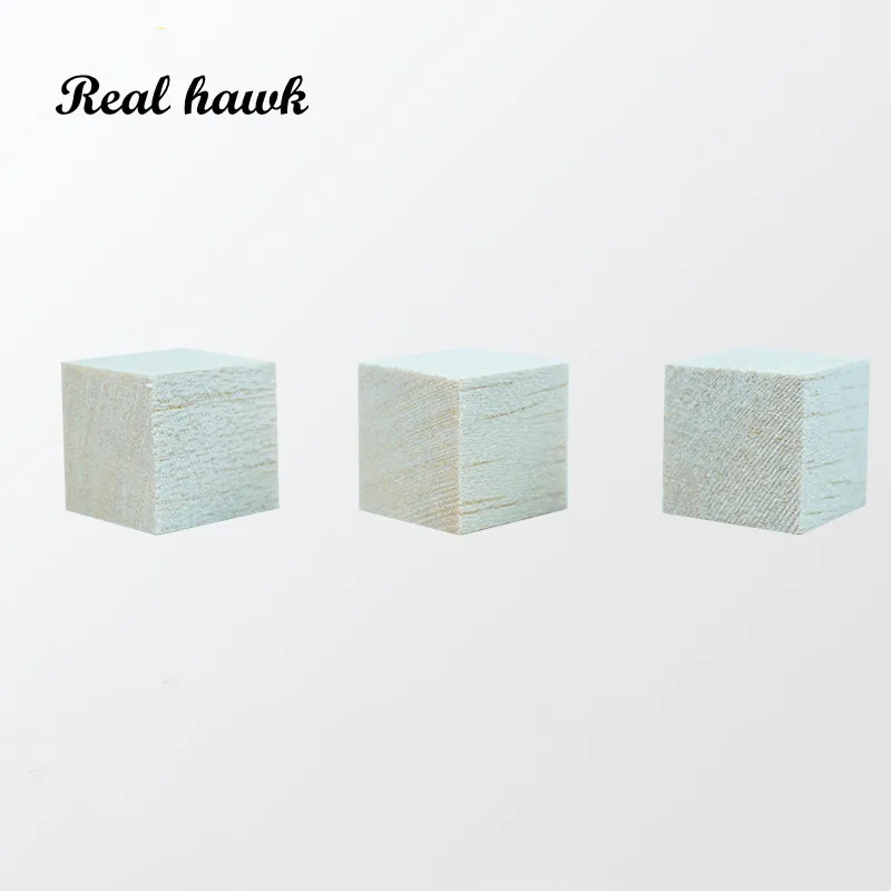 10-50mm Cube Square Balsa Wood Stick Wooden Dowel Rod Block for Kids Model Making Ornaments DIY